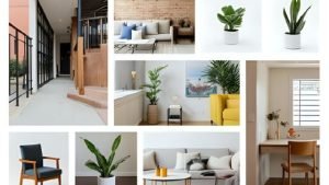 a mood board to illustrate a visual style guide