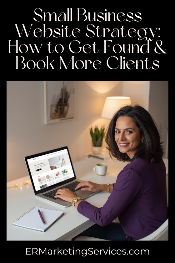 small business website strategy - pin